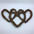 Amyzor Heart Shape Natural Grapevine Wreath Ring DIY Craft Vines Base Grapevine Roll for Rustic Summer Fall Christmas Wreath Door Garland Home Wed...