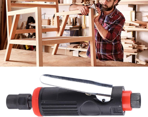 Hilitand Air Die Grinder Straight Pneumatic Grinding wheel Machine Polishing Tool Set Kit for Metal Rust Removal...