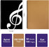Manuscript Paper, Blank Staff Paper Sheet Music Composition Notebook Piano Accessories Gifts, 100 Pages 10 Staves (Blank sheet music notebook)...