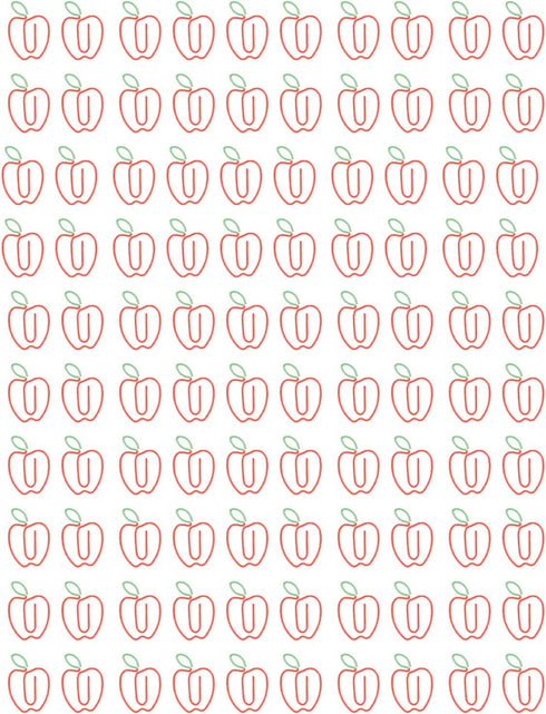 100Pcs Fruit Shape Paperclips, Cute Shaped Paper Clips Great Gifts Nonskid Paper Clips for Office Teacher...