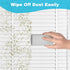 4pcs Damp Dusting Sponge Duster Grey, Household Clean Sponges Duster for Cleaning Baseboards Blinds, Vents, Window Trunk, Scrub Magic Sponge Erase...