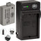 Big Mike's BM Premium LP-E5 Battery and Charger Kit for Canon EOS Rebel XS, Rebel T1i, Rebel XSi, 1000D, 500D, 450D, Kiss X3, Kiss X2, Kiss F Digi...