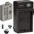 Big Mike's BM Premium LP-E5 Battery and Charger Kit for Canon EOS Rebel XS, Rebel T1i, Rebel XSi, 1000D, 500D, 450D, Kiss X3, Kiss X2, Kiss F Digi...