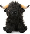 Cute Highland Cows Stuffed Animals,10.5 inches Two Color Realistic Cow Plush Toy,Animals Cattle Plush Farm Toy,Farm Plushie Christmas Birthday Pre...