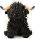 Cute Highland Cows Stuffed Animals,10.5 inches Two Color Realistic Cow Plush Toy,Animals Cattle Plush Farm Toy,Farm Plushie Christmas Birthday Pre...