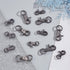 PH PandaHall 16 Pcs 2 Sizes Metal Lobster Claw Clasps 1.2"/1.3" Swivel Lanyards Trigger Snap Hooks Strap for Keychain Key Rings Bags Pendants Pet ...