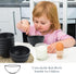 Homienly Cereal Bowls, 8 PCS Dessert bowls,Snack Bowls Wheat Straw Fiber Unbreakable Lightweight Bowls (Black, 10 OZ)...