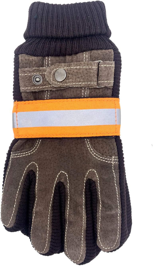 Wanty Heavy-Duty Firefighter Turnout Gear Glove Strap with Bukle, Ultimate Turnout Gear Firefighting Glove Safety Tools (2 Orange)...