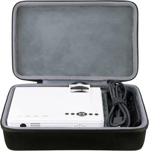 co2CREA Hard Case Replacement for AuKing Projector 2024 Upgraded Mini Projector 7500 lumens Multimedia Home Theater Video Projector...