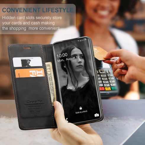 Kowauri Galaxy S20 FE 5G Leather Wallet Case - Classic Design With Card Slot and Magnetic Closure Flip Fold for Samsung Galaxy S20 Fan Edition 5G ...