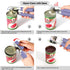 Can Opener Manual, Can Opener with Magnet, Hand Can Opener with Sharp Blade Smooth Edge, Handheld Can Openers with Big Effort-Saving Knob, Can Ope...