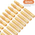 2mm 3.5mm 4mm Female Male Gold Banana Bullet Connector Plug with Wire and Heat Shrink Tube for RC Battery ESC Motor Wire Plug...