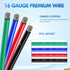 Nilight 4Pin Way Electrical Wire Connector 10 Pack 16AWG Male Female Plug Socket Quick Disconnect Waterproof Plug Play 1.5mm Series Terminal for C...