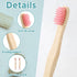 48 Pcs 5.7 Inch Kids Bamboo Toothbrushes Soft Bristle Toothbrush Individually Wrapped Toddler Toothbrush Manual Tooth Brushes for Kids Adults Home...