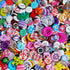 Chenkou Craft Random 100pcs Small Plastic Buttons DIY Sewing Craft Accessory (Mix)...
