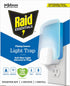 Raid Essentials Flying Insect Light Trap Starter Kit, 1 Plug-In Device + 1 Cartridge, Featuring Light Powered Attraction...
