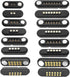 1Pair 2P/3P/4P/5P/6P/7P/8P/9P/10P/12Pin Magnetic Pogo Pin Connector,DC Power Male+Female Socket Charge Spring Loaded Magnet Pogo Pin Connector Sin...