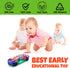 Light Up Transparent Car Toy - Fun and Interactive Electric Car Toy for Kids- Music Car with LED - Colorful Moving Gears -Tummy Time Crawling Baby...