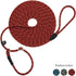 10FT / 20FT Long Slip Lead Dog Leash, 3/8" Thick Nylon Reflective Rope Anti-Choke Training Lead for Medium Large Dogs...
