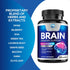 Brain Supplements for Memory and Focus, Nootropic Support for Concentration, Clarity, Energy, Brain Health with Bacopa, Cognitive Vitamins, Phosph...