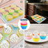 Utoolmart Silicone Cupcake Baking Cups, Reusable Cupcake Liners, Non-stick Cake Baking Muffins Mold for Party Halloween Christmas Bakery Molds Sup...