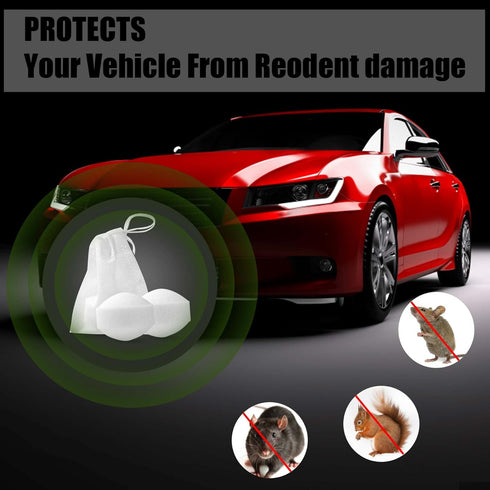 Natural Mouse Repellent, 12 Pack Peppermint Oil to Repel Mice and Rats, Rodent Repellent for Car Engines, Rodent Rat Repellent Balls Pest Insect C...