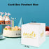 White Card Box Cardboard Card Box for Birthday Bridal & Baby Shower Graduation Funeral Envelope Box for Party Gold Card Box with Slot Wedding Mone...