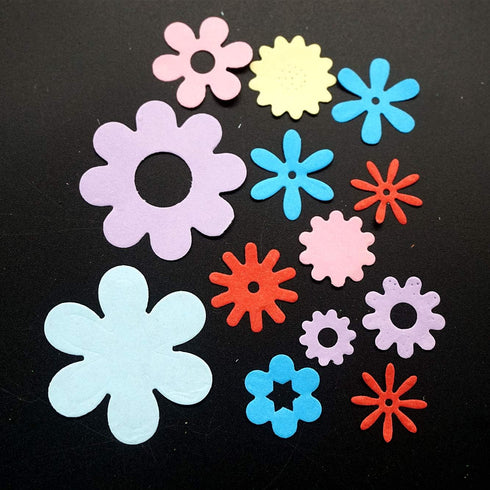 Metal Cutting Dies Flowers in 13 Shapes Embossing Stencil Die Cuts for Card Making Scrapbooking Paper Craft Album Stamps DIY Décor...