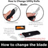 INTERNET'S BEST Premium Utility Knife Set | Retractable Box Cutter with Rubber Handle | Heavy-Duty Cutting for Cardboard, Carpet, Plastic | Retrac...