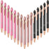 Aozora 15 Pieces Retractable Ballpoint Pens Black Ink 1.0 mm with Stylus Tip Touch School Office Decor Supplies Pretty Aesthetic Pens (Rose Gold,P...