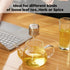 Reinmoson 2 Pack Tea Balls for Loose Tea, 304 Stainless Steel Extra Fine Mesh Tea Infusers for Loose Tea, Retractable Chain Design Tea Strainers f...
