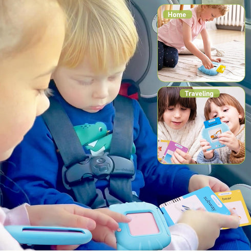 Talking Flash Cards for Toddlers 1-3 Years Old, 224 Sight Words, Autism Sensory Toys for Autistic Children,Learning Montessori Toys, Educational P...