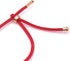 18K Gold Plated Saint Benedict Red String Bracelet Adjustable Charm Evil Eye & Dainty Genuine Azabache Hand...