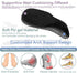 Dr.Foot Arch Support Shoe Inserts for Plantar Fasciitis Relief, Self-Adhesive Arch Pads Heel Cushion for Flats, Heel Pain, Gel Arch Insoles for Me...