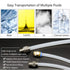 Beduan 10 mm OD Pneumatic Air Line Tubing Nylon Air Hose for Fluid Transfer or Air Brake System 32.8ft (Black)...