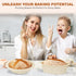 Silicone Banneton Bread Proofing Baskets, (Upgraded) 10 Inch Round & 12 Inch Oval Foldable Sourdough Baking Basket Bread, Set of 2 Foldable Proofi...