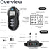 Rechargeable Dog Training Collar with Remote - Waterproof Dog Shock Collar, E Collar, for 20-150 lb Dogs, with Flashlight, Beep, Vibration, Shock ...