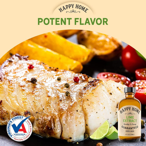 Happy Home Natural Lime Flavor - Certified Kosher, 4 oz....