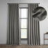 HPD Half Price Drapes - Faux Linen Curtains for Living Room (1 Panel) - 50W X 84L - Textured Room Darkening Curtains for Bedroom 84 Inches Long - ...