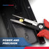 NEIKO 02038A 6-in-1 Wire Service Tool | 8-1/2" Length | Gripper, Crimper, Stripper, Cutter, Extractor, Electrician Pliers...