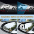 Blind Spot Mirror, Fan Shape Blind Spot Mirror, Upgrade HD Glass Wide Angle Fan Shaped Mirror, Frameless 360° Adjustable Convex Rear View Mirror f...
