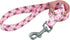 4 Feet Dog Leash Lead - Floral Tribal Bohemian Pattern Walking Training Lead Leashes for Small Medium Large Dogs (Pink White Flower)...