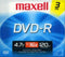 Maxell DVD-R4X/3 DVD-R 4X Speed with Jewel Case...