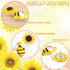 Sunflower Bee Push Pins, Thumb Tacks Decorative Push Pins Cork Board Pins for Bulletin Board Photos Wall Office Decorations Supplies...