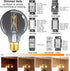 LEOOLS Dimmable LED Decorative G25 Globe Bulbs 6W,2700K Warm White,40 watt Equivalent Edison Bulb E26 Medium Base,Smoky Grey Glass,Flick-Free,CRI9...