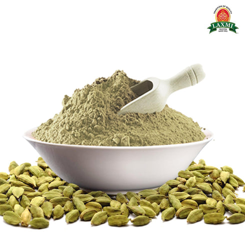 Laxmi Ground Cardamom Powder, Traditional Indian Cooking Spices - 3.5oz...