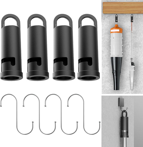 Heavy Duty Garage Storage Hooks Attachments | Hanger for Stihl Kombi Attachments Stihl Kombi Hanger | Wall Mount Utility Hooks for Organizing | Po...