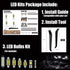 White LED Interior Lights Kit for Hummer H3 2006 2007 2008 2009 2010 Dome Footwell Vanity Mirror Trunk Cargo License Plate Lights Interior LED Lig...
