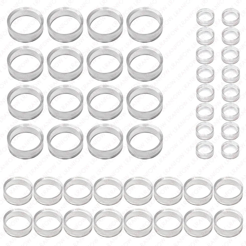 (48 Pack) Baseball Display Stand,Spheres Holder, Clear Baseball Ring, Sphere Stand,Round Display Stand for Golf Ball, Baseball, Softball, Tennis B...