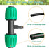 Drip Irrigation Fittings, 15 Pcs Lock Barbed Tee for 1/2 to 1/4 Inch Vinyl Tubing, Drip Line Parts 3-Way Tees Irrigation Connectors for Drip Sprin...